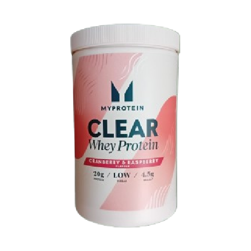 CLEAR WHEY PROTEIN 20 SERVINGS CRANBERRY & RASBERRY 500GR