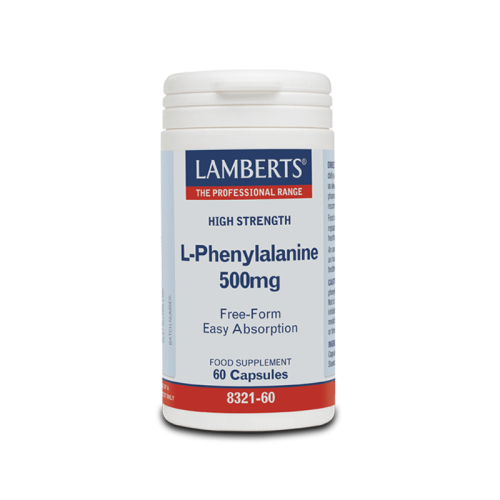 LAMBERTS L-PHENYLALANINE 500MG